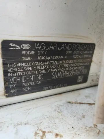 2017 JAGUAR XE   