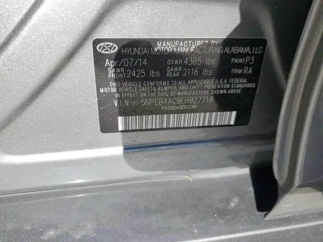 2014 HYUNDAI SONATA GLS  