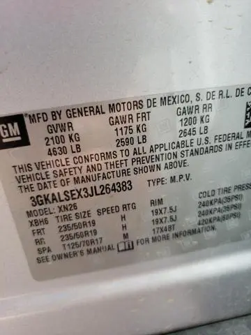 2018 GMC TERRAIN DENALI  