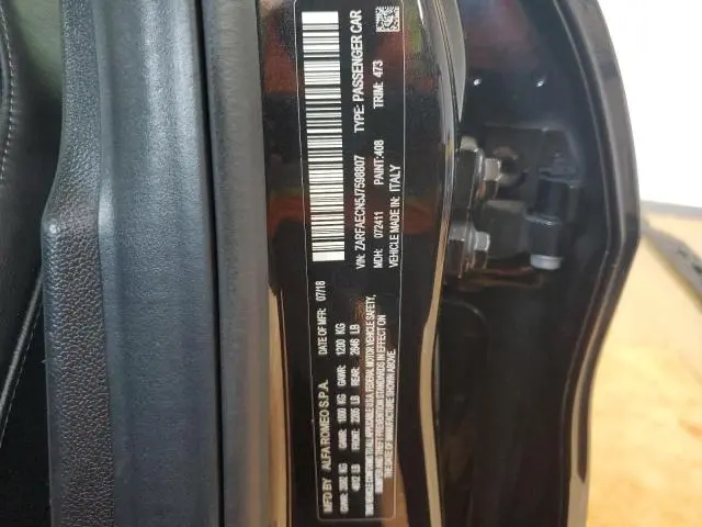 2018 ALFA ROMEO GIULIA TI