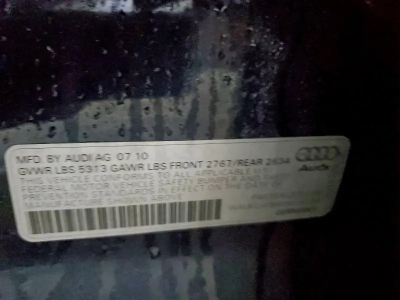 2011 AUDI A6 PRESTIGE  