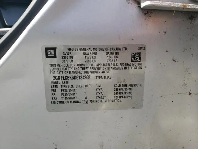 2013 CHEVROLET EQUINOX LS  
