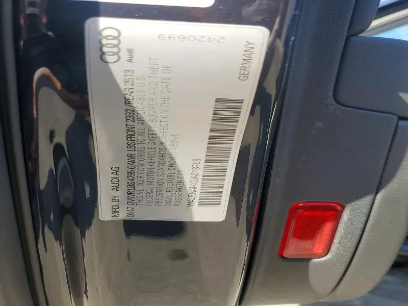 2018 AUDI A4 PREMIUM PLUS  