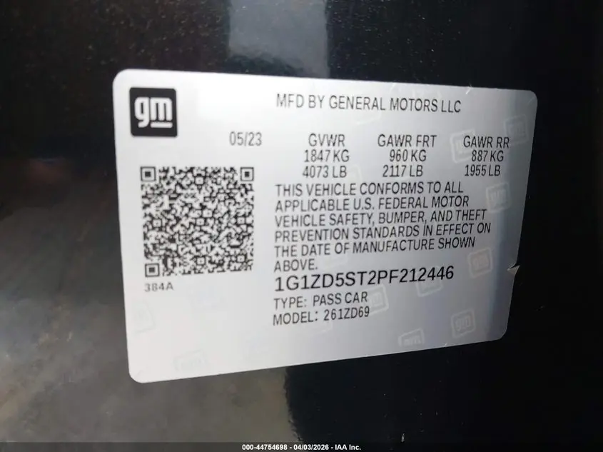 2023 CHEVROLET MALIBU FWD 1LT