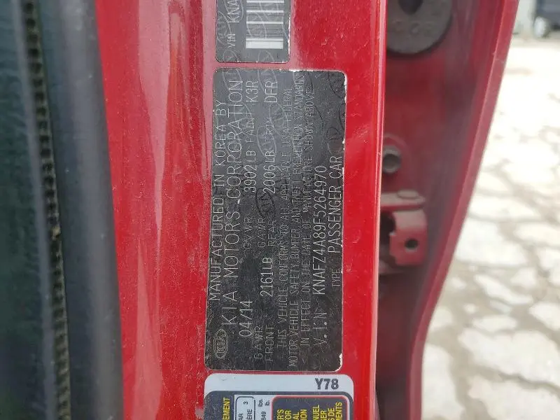 2015 KIA FORTE EX  