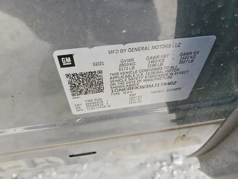 2021 CHEVROLET TRAVERSE LS  