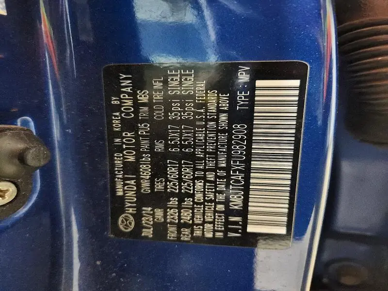 2015 HYUNDAI TUCSON GLS  