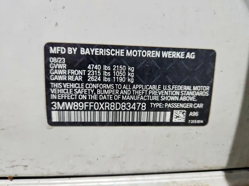 2024 BMW 330XI   