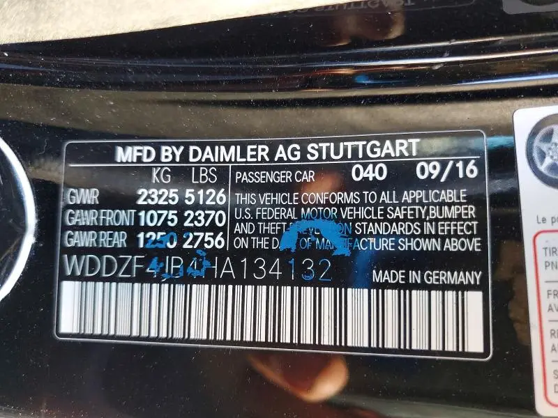 2017 MERCEDES-BENZ E 300  