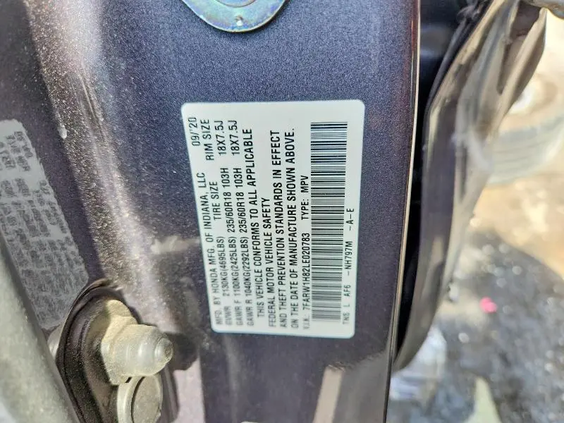 2020 HONDA CR-V EXL  