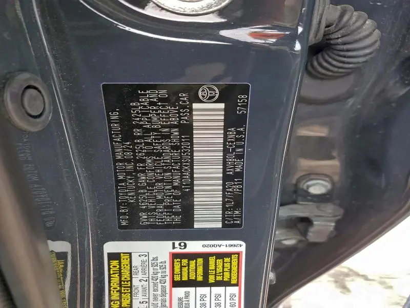 2025 TOYOTA CAMRY XSE  