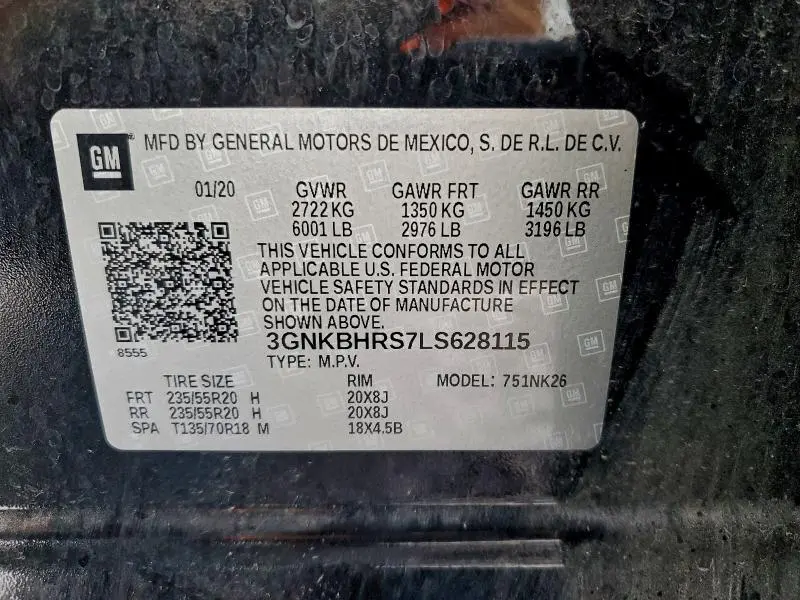 2020 CHEVROLET BLAZER 2LT  