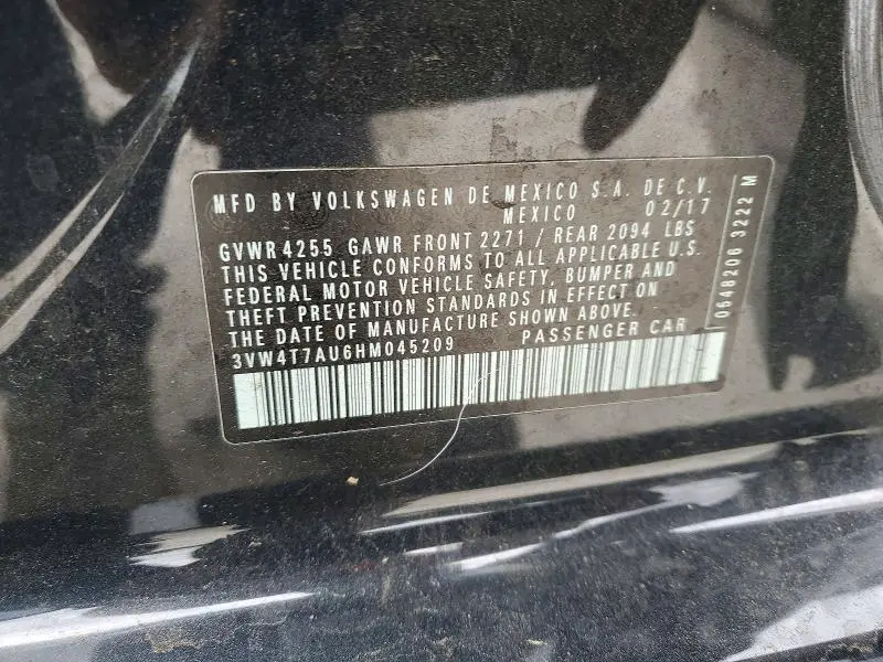 2017 VOLKSWAGEN GTI S  