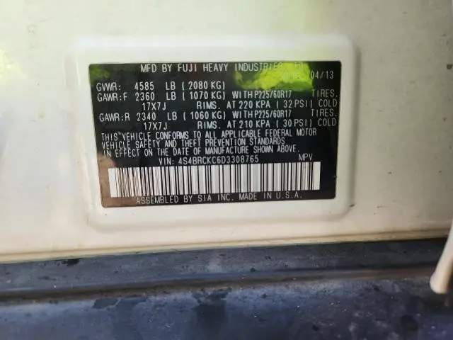 2013 SUBARU OUTBACK 2.5I LIMITED  