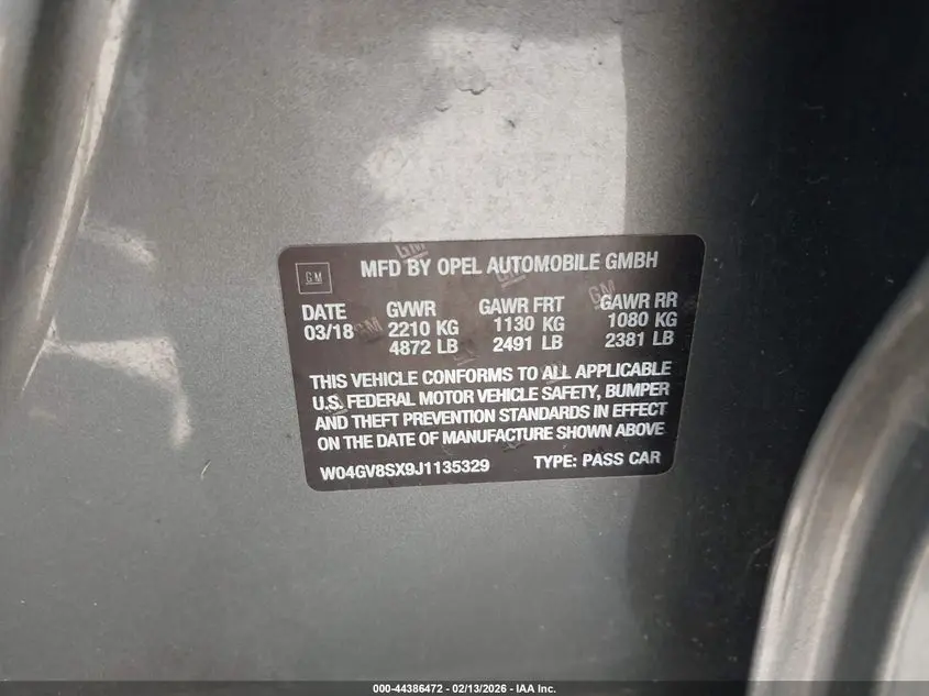 2018 BUICK REGAL TOURX ESSENCE