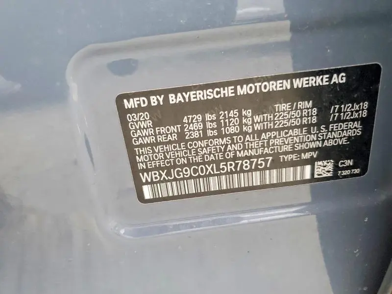 2020 BMW X1 XDRIVE28I  