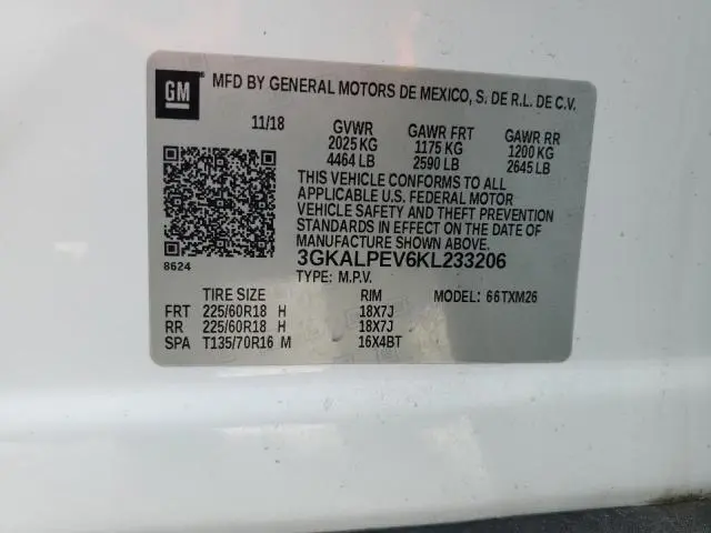 2019 GMC TERRAIN SLT  