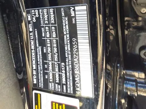 2013 MERCEDES-BENZ ML 350  