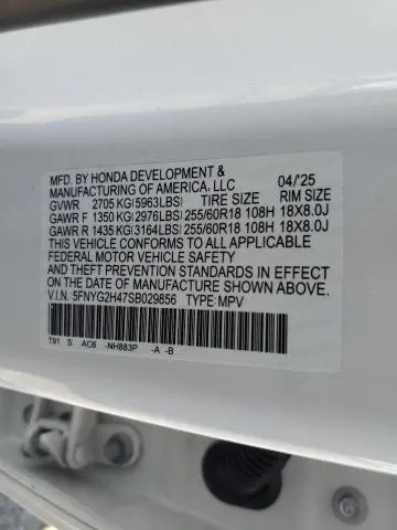 2025 HONDA PILOT EXL  