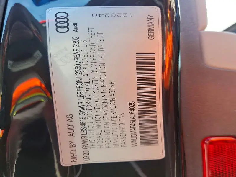 2020 AUDI A4 PREMIUM  