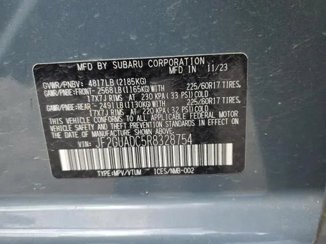 2024 SUBARU CROSSTREK PREMIUM  