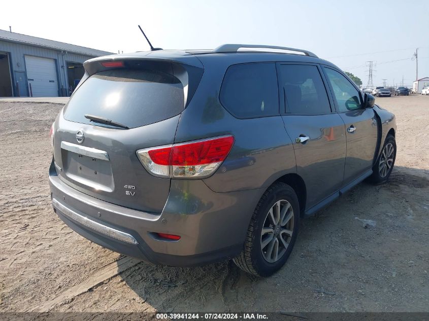 2016 NISSAN PATHFINDER PLATINUM/S/SL/SV