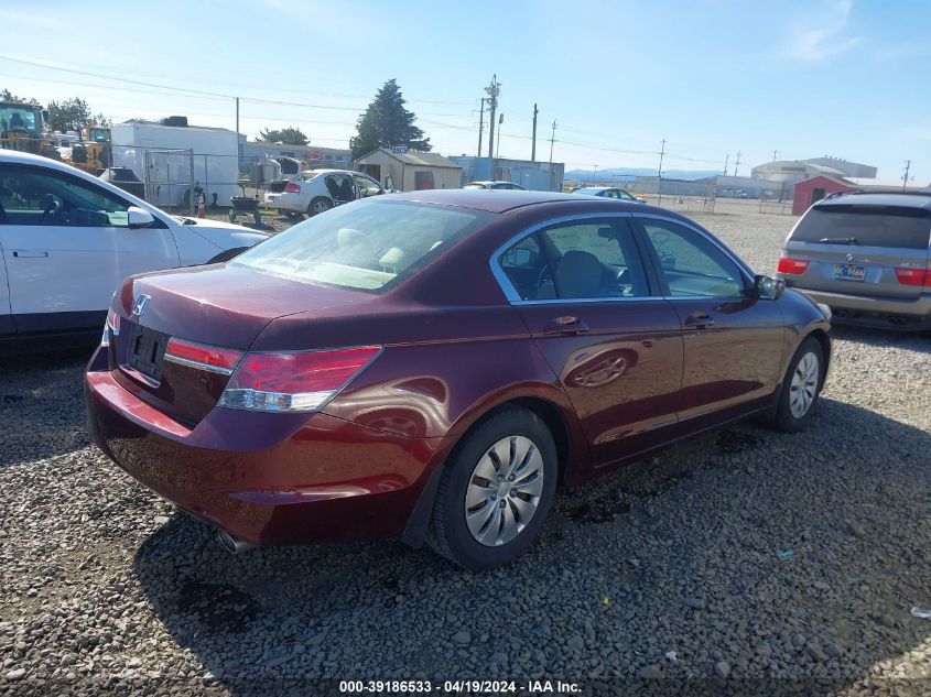 2012 HONDA ACCORD 2.4 LX