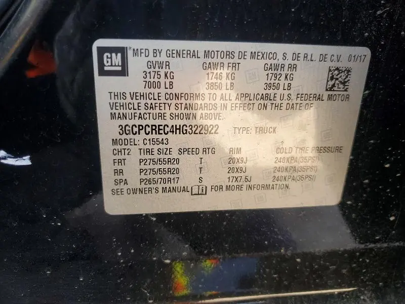 2017 CHEVROLET SILVERADO C1500 LT  