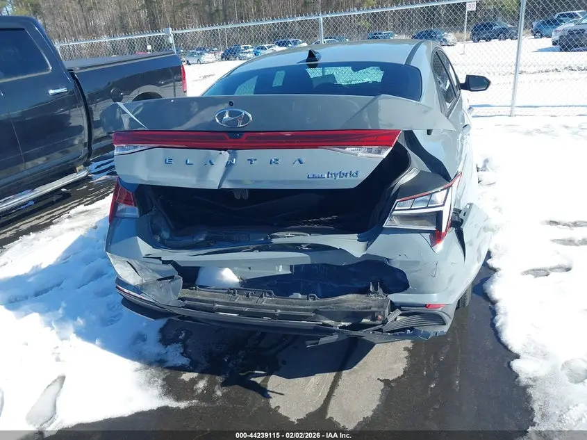 2022 HYUNDAI ELANTRA HYBRID BLUE