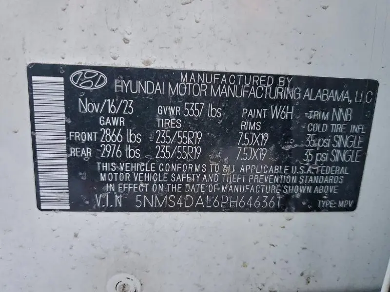 2023 HYUNDAI SANTA FE LIMITED  