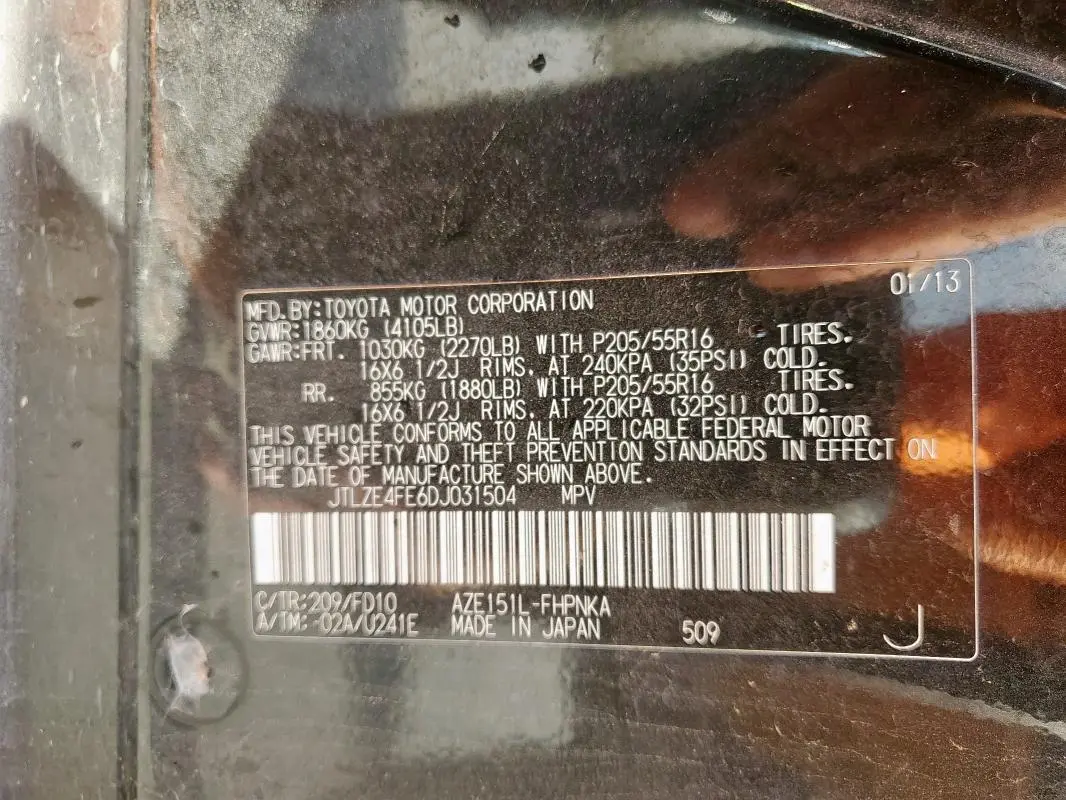 2013 TOYOTA SCION XB   