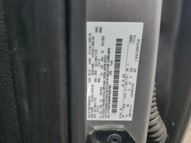 2019 FORD F150 SUPERCREW  