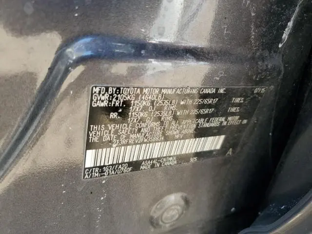 2015 TOYOTA RAV4 XLE