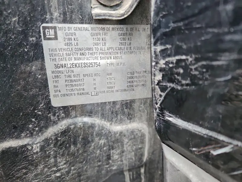 2014 CHEVROLET CAPTIVA LS  