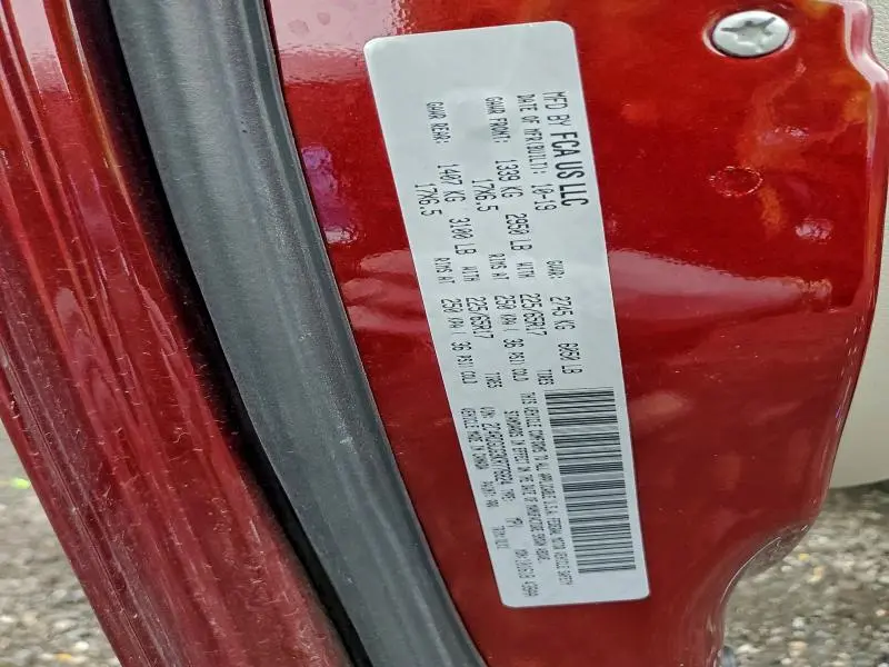 2019 DODGE GRAND CARAVAN SXT  