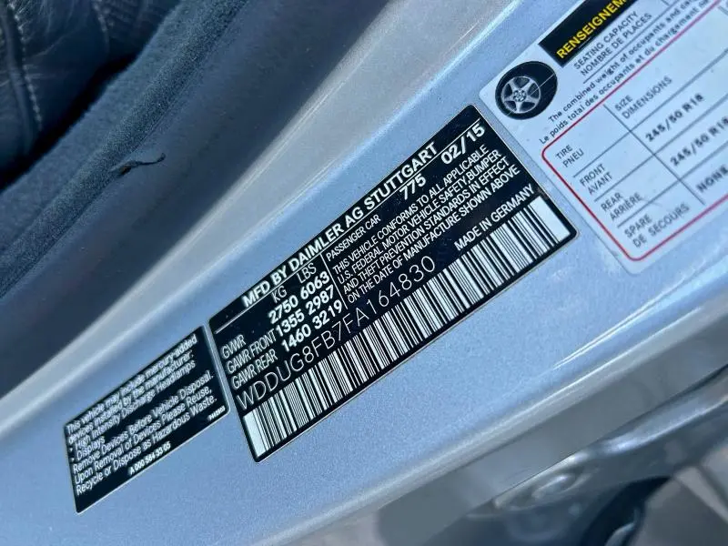 2015 MERCEDES-BENZ S 550 4MATIC  