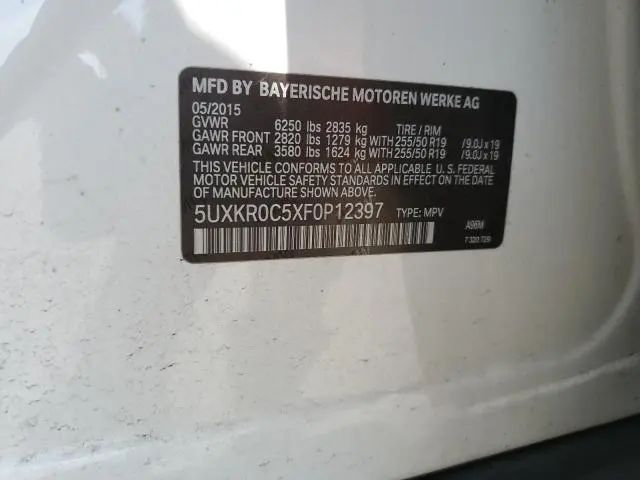 2015 BMW X5 XDRIVE35I  