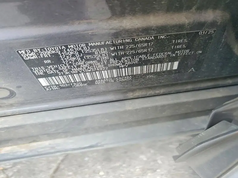 2025 TOYOTA RAV4 LE  
