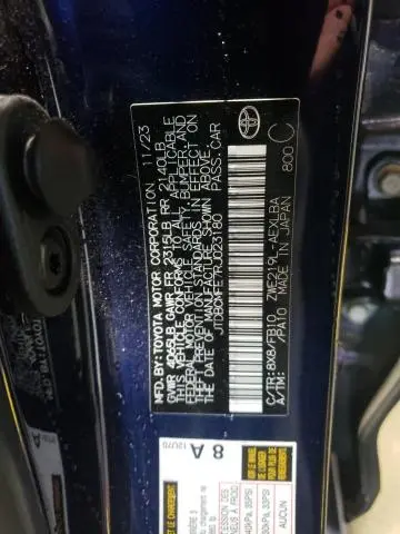 2024 TOYOTA COROLLA LE  