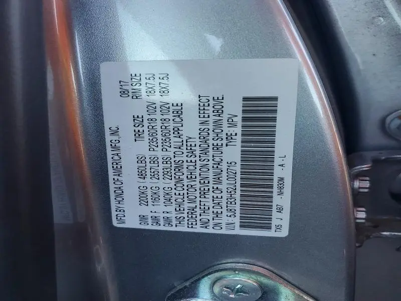 2018 ACURA RDX TECHNOLOGY  