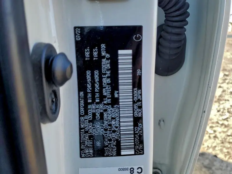 2022 TOYOTA 4RUNNER LIMITED  