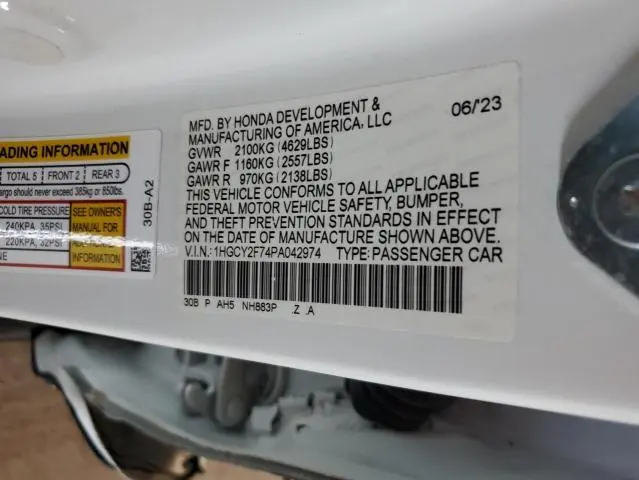 2023 HONDA ACCORD HYBRID SPORT-L  