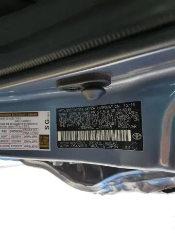 2020 TOYOTA COROLLA LE  