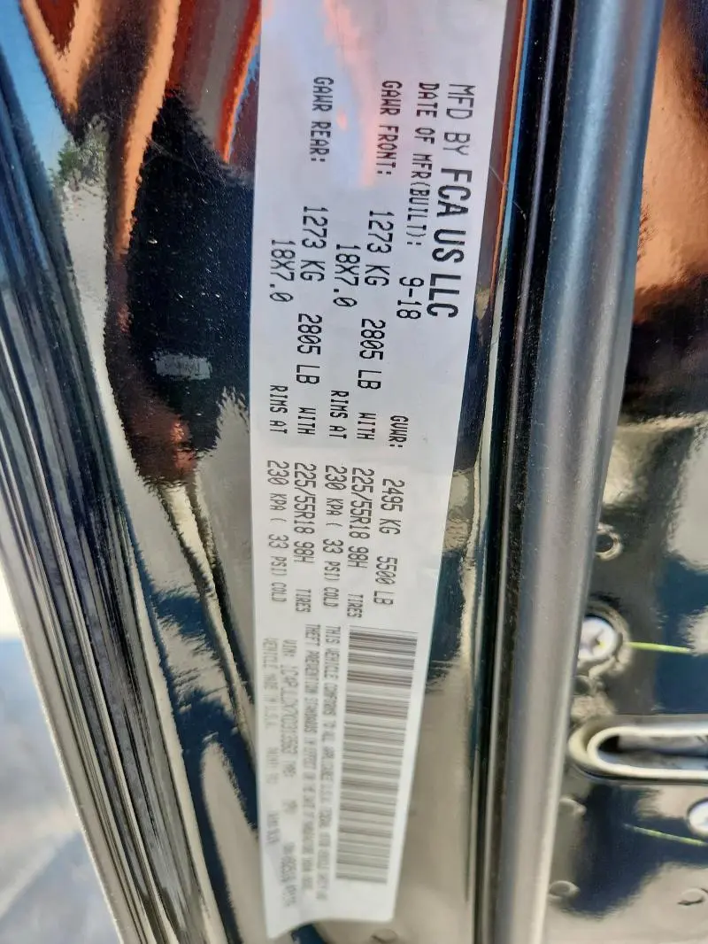 2019 JEEP CHEROKEE LIMITED  