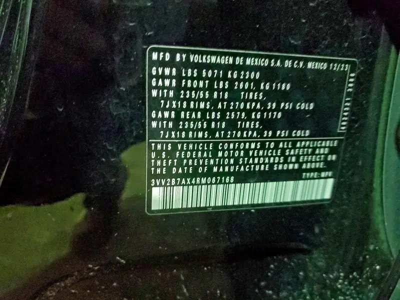 2024 VOLKSWAGEN TIGUAN SE  