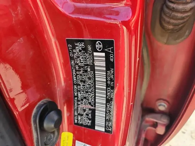2012 TOYOTA PRIUS   