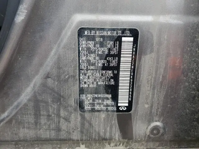 2019 INFINITI QX80 LUXE