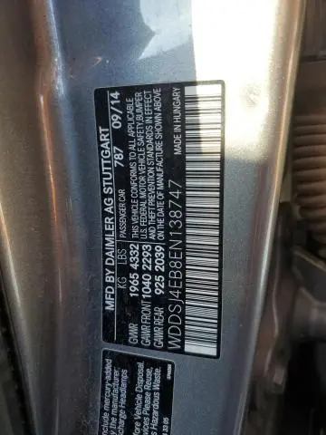 2014 MERCEDES-BENZ CLA 250  