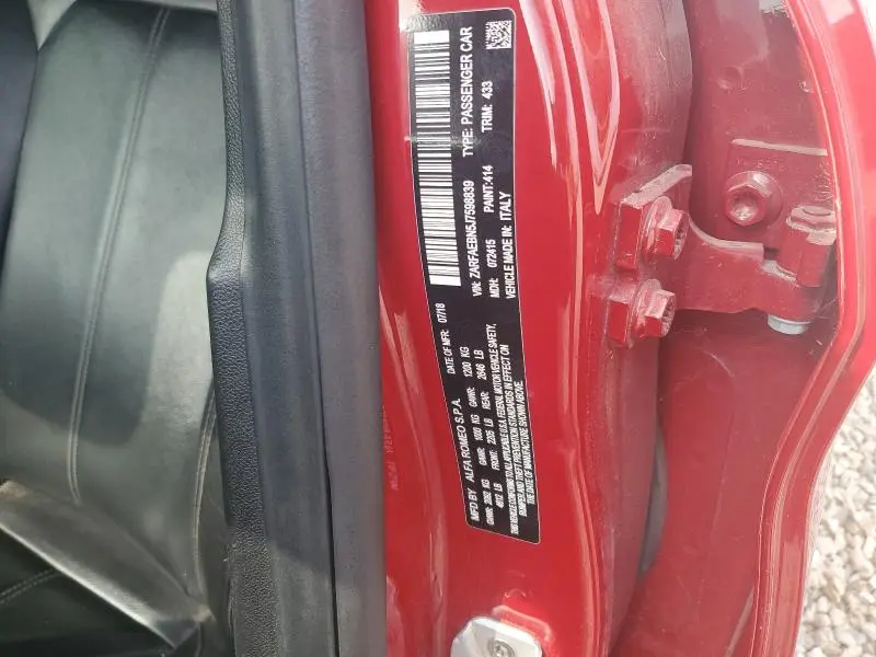 2018 ALFA ROMEO GIULIA   