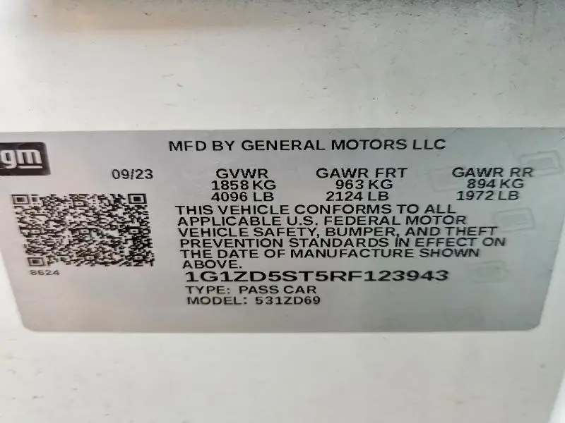 2024 CHEVROLET MALIBU LT  